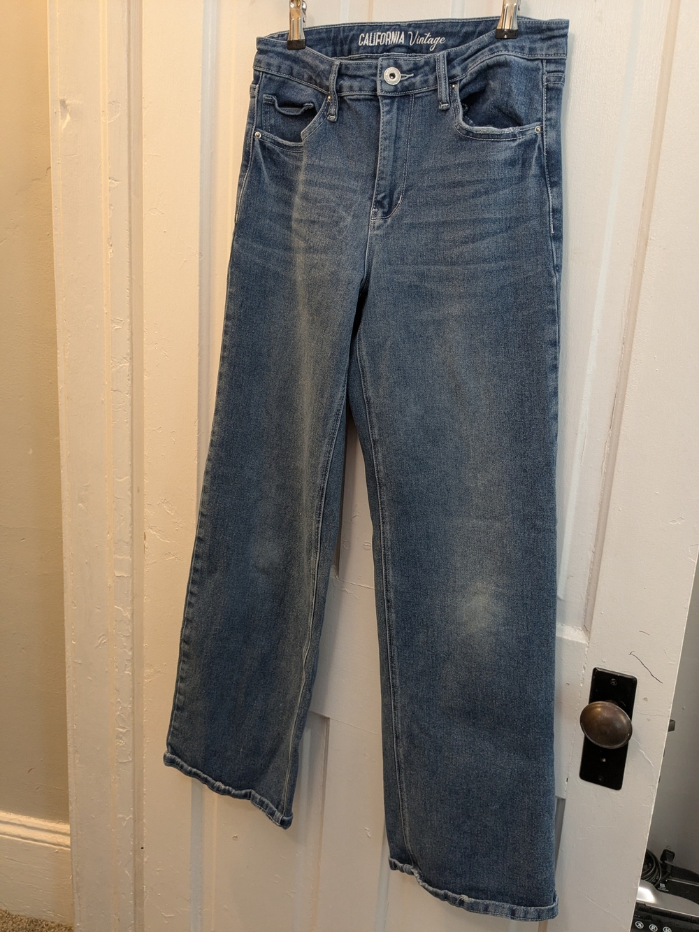 Wide-Leg Jeans — Blue